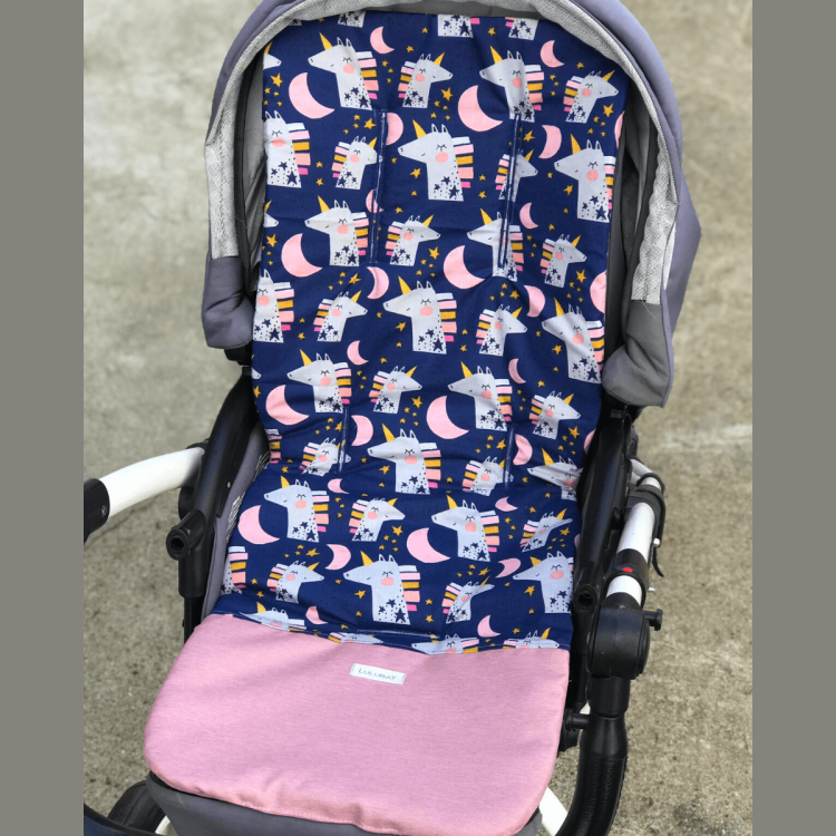 Uniwersalna wkładka do wózka, wkładka do spacerówki w jednorożce