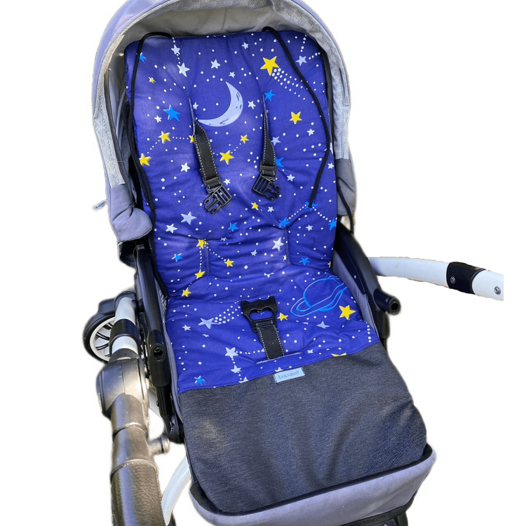 Uniwersalna wkładka do wózka, wkładka do spacerówki kosmos