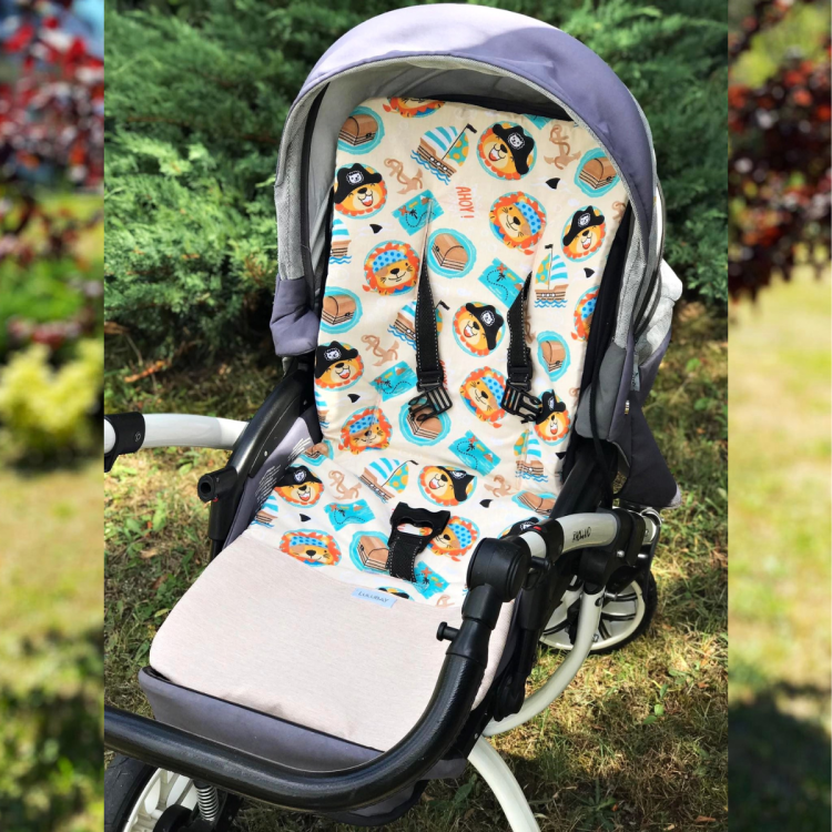 Uniwersalna wkładka do wózka, wkładka do spacerówki zwierzątka