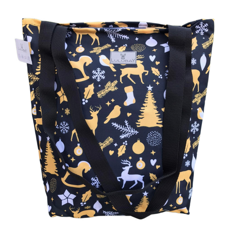 Świąteczna torba wodoodporna, torba na zakupy