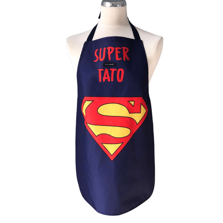 Fartuch kuchenny do gotowania pieczenia, wodoodporny fartuch dla Taty "Super Tato"