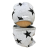 Komplet - czapka z kominem w gwiazdki Obwód Głowy 44-46 cm