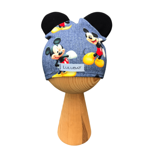 Czapka z uszami Myszka Miki Obwód Głowy 40-42 cm