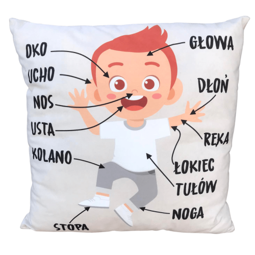 Poduszka części ciała chłopiec