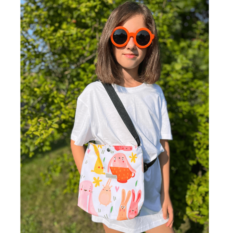 Torebka, torebeczka dla dziewczynki. Zajączki