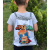Wodoodporny worek do przedszkola, żłobka, szkoły, na co dzień super dino. Dinozaur