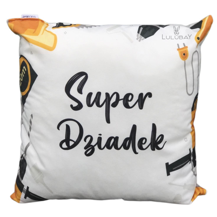 Poduszka dla Dziadka, prezent, Dzień Dziadka, narzędzia, złota rączka