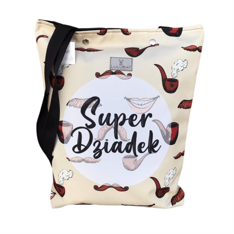 Torba dla Dziadka, Super Dziadek, fajka i wąsy